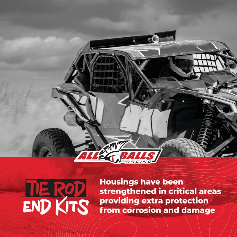 All Balls Tie Rod End Kit 51-1001 Compatible With/Replacement For Honda FL250 1977-1984, TRX125 1985-1988, TRX200 1984, TRX200SX 1986-1988, TRX70 1986-1987, TRX90 1993-2018 - Image 5